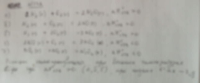 ,           (  )   : ) 2N2()   O2() = 2N2O(); dH (0,298) > 0; ) N2()   O2() = 2NO(); dH (0,298) > 0 ) N2()   2O2() = 2NO2(); dH (0,298) > 0; ) 2NO()   O2() = 2NO2(); dH (0,298) < 0; ) NO()   NO2() = N2O3(); dH (0,298) < 0.